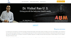 Desktop Screenshot of drvishalrao.com